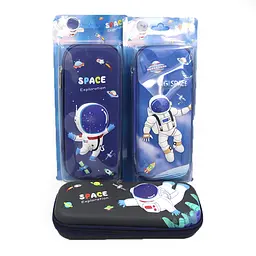 Пенал жорсткий об’ємний Space, 21.5x4x8.5 см, PVC (В асортименті) - мініатюра 2