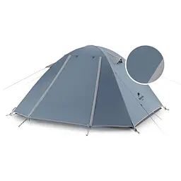Намет Naturehike P-Series NH18Z022-P 210T/65D двомісний темно-синій - мініатюра 2