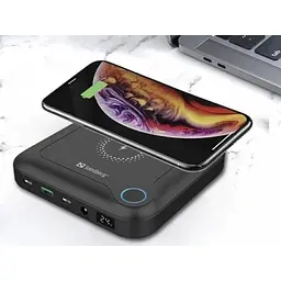 Зовнішній акумулятор для ноутбуків Sandberg 24000 mAh All-in1 Laptop Power Bank 420-57 - мініатюра 3