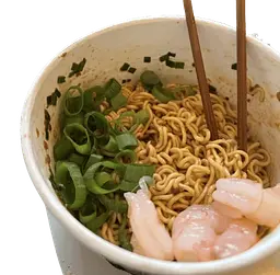 Локшина Squid Game Ramen BBQ Korean Noodles Гра в Кальмара 105г - мініатюра 4