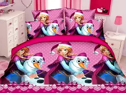 Комплект постільної білизни TAG Tekstil R8764 Холодне серце (Frozen) 150x215 см
