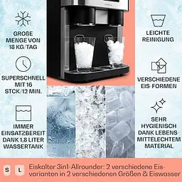 Льодогенератор KLARSTEIN Eiszeit Crush (10034227) - мініатюра 7