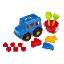Сортер-автобус Бусик №3 Colorplast 0268 Синій