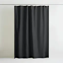 Шторка для душу та ванної Cosas з кільцями 180х180 beluga, графіт (ShowerCurtains_15Beluga_DUK_180x180_Hook) - мініатюра 2
