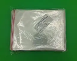 Пакет поліпропіленовий прозорий зі скотчем розмір 20х32,5+4 щільність 25мкр 1000шт/уп. - мініатюра 6
