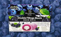 Японські моті Bamboo House Double Fillings Mochi Blueberry Milk 180г - мініатюра 3