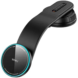 Автотримач із БЗУ CH-327 Universal Automatic 15W Black Wiwu teh0029280