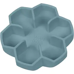 Миска собак та котів Waudog Silicone для повільного харчування 450 мл сіра