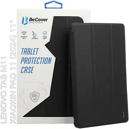Чохол-книжка BeCover Soft Edge з кріпленням для стілусу для Lenovo Tab M11 -2024 TB-TB330FU/Xiaoxin Pad 11 -2024 11" Black (712538) - мініатюра 6
