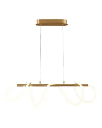 Люстра з світлодіодним шнуром Goldlux 327987 Emma Led 1x38W 4000K 4450Lm IP20 Золотий - мініатюра 2