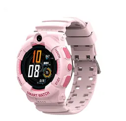 Дитячі розумні смарт-годинник Wonlex KT25 з камерою WI-FI GPS SIM-карта відеодзвінок Pink (17772)