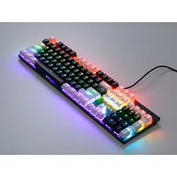 Клавіатура Vinga KBGM-095 LED Orange Switch USB White/Black (KBGM-095Y White/Black) - мініатюра 2