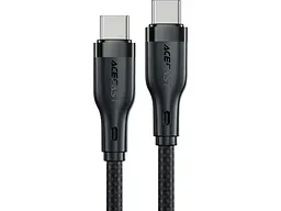 Кабель Acefast C8-03 USB-C to USB-C 60W 1.2м Black (6974316282716)