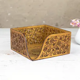 Дерев'яна серветниця VANZA ROSES oak - S (14 см) - мініатюра 8