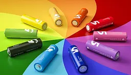 Батарейки ZMI Rainbow AA batteries 10 pcs AA501 - набір 10 штук - мініатюра 5