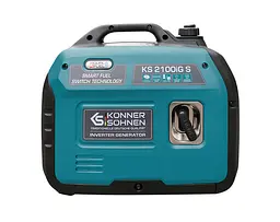 Konner & Sohnen Генератор газо-бензиновий інверторний KS 2100IGS, 230В, 2.0кВт, електростартер, 19кг - мініатюра 5