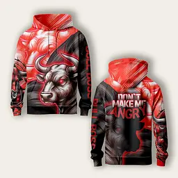 Худі спортивне з 3D принтом BULL BOSS 30933 3XL