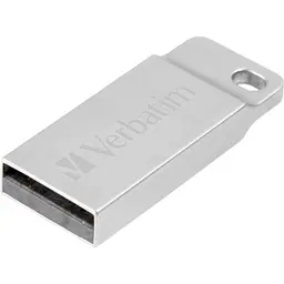 USB флеш накопичувач Verbatim 64GB Metal Executive Silver USB 2.0 98750 - мініатюра 2