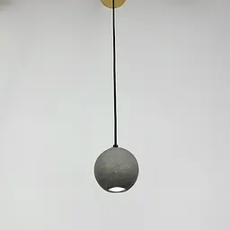 Підвіс MOON CONCRETE у вигляді сірої бетонної кулі Line.F MJ 169-100 GR - мініатюра 3