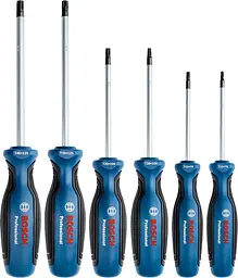 Викрутка Professional SL 4.5, 5.5, 6.5, PH1, PH2 набір 6шт Bosch hoz0014142 - мініатюра 2