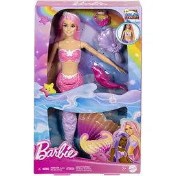 Лялька-русалка Barbie Dreamtopia Кольорова магія (HRP97) - мініатюра 9