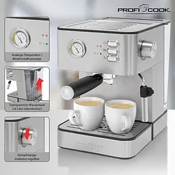 Еспресо-кавоварка Profi Cook PC-ES 1209 - мініатюра 7