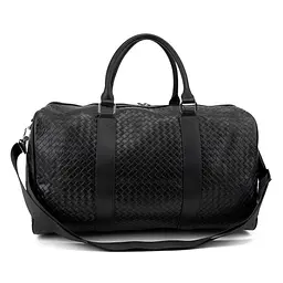 Дорожня шкіряна сумка TIDING BAG A25F-8957-9A чорна - мініатюра 5