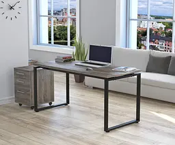 Письмовий стіл Loft Design Q-160-36 Black (Дуб Палена)