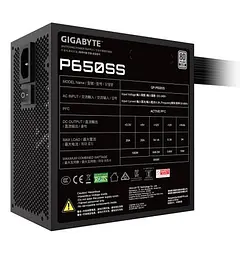 Блок живлення Gigabyte 650 Вт P650SS, Black, 80+ Silver, Active PFC, 12 см, 3xMolex/5xSATA/2x6+2-pin/1x20+4-pin/2x4+4-pin, захист OVP/OPP/SCP/UVP/OCP/OTP - мініатюра 4