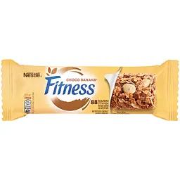 Злаковий батончик Fitness Choco Banana зі шматочками шоколаду та банана 23.5 г
