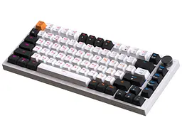 Клавиатура игровая механическая GamePro MK-160 Red Swich Hot-Swap RGB White-Black - мініатюра 3