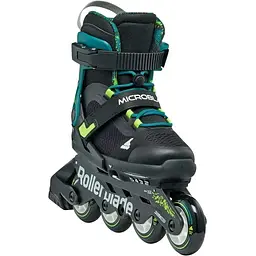 Ролики Rollerblade Microblade XT 28-32 Black/Green (1012-86B0751520-NG02-28-32) - мініатюра 4