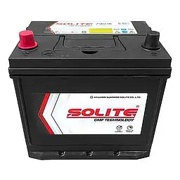 Акумулятор Solite 6СТ-65Ah 75D23R ASIA (+/-) 550CCA 232 x 175 x 225 мм - мініатюра 2