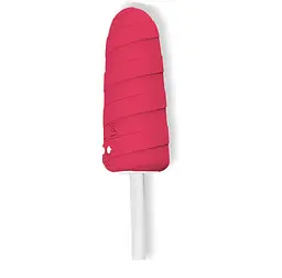 10X Popsicle вібратор-морозиво з USB-зарядкою червоний K000737