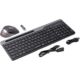 Комплект (клавіатура + миша) A4Tech FB2535C Smoky Grey [122250] - мініатюра 7