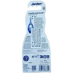 Дитяча зубна щітка Jordan Step 1 екстрам'яка 0 - 2 роки синя з зеленим (6220100) - мініатюра 2