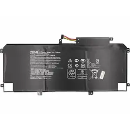 Акумулятор до ноутбука ASUS Zenbook UX305 (C31N1411) 11.4V 45Wh (NB430901) - мініатюра 2