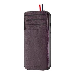 Чохол Jinduka Leather Pocket iPhone 15 Purple - мініатюра 4