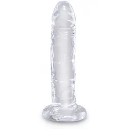 Фалоімітатор King Cock Clear 6 Inch 18.4 см прозорий