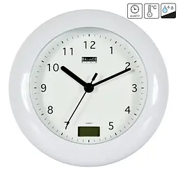 Годинник настінний Technoline 506271 Bathroom Clock White (506271), Білий - мініатюра 2