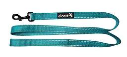 Повідець для собак Alcott L зі світловідбиваючими швами, 1,5 м × 2,5 см, синій - мініатюра 1