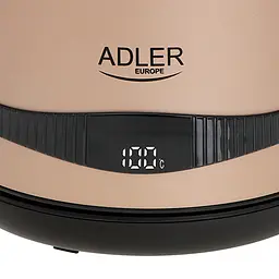 Електрочайник Adler AD 1295 сталевий 1,7 л із РК-дисплеєм і контролем температури - мініатюра 6