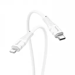 Кабель Hoco X66 Pisces Cable USB to Lightning 2,4A 1m White