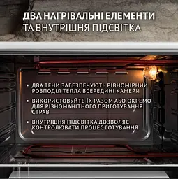 Електрична піч Perfelli Classic 37 White - мініатюра 4