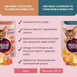 Набір: корм вологий для котів Delickcious Набір №2 330 г (85 гх2 шт., 80 гх2 шт.) - мініатюра 2