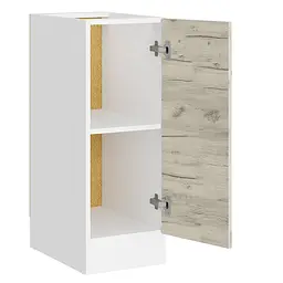 Кухонний модуль нижній Еверест Еко 300 дуб крафт білий/білий 30х46х82 см (DTM-071028) - мініатюра 2