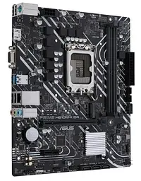 Материнська плата LGA1700, Asus PRIME H610M-K D4, H610, 2xDDR4, Int.Video(CPU), 4xSATA3, 1xM.2, 1xPCI-E 16x 4.0, 1xPCI-E 1x 3.0, ALC997 VGA/HDMI, MicroATX - мініатюра 3