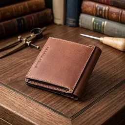 Компактне портмоне унісекс з накладною монетницею Grande Pelle 11238 коричневий - мініатюра 4