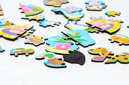 Пазл магнітний Puz-22930 "Тварини", дерев'яний PuzzleOk - мініатюра 2