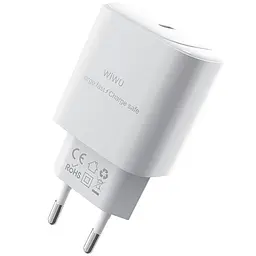 МЗП G008 Essen PD30W GaN (1USB-C) White Wiwu teh0029661 - мініатюра 3